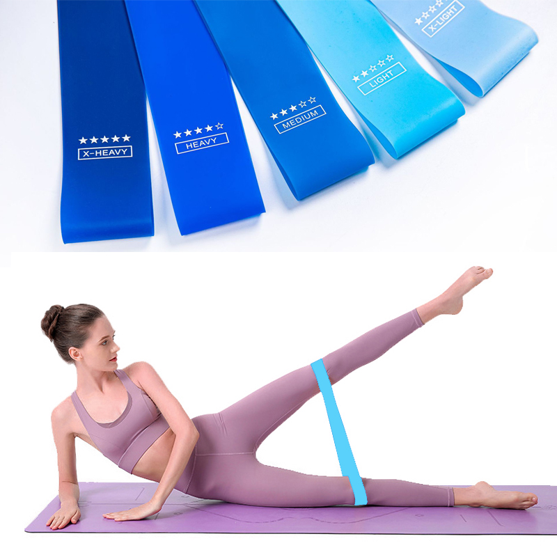 Yoga Fitness Resistance Band - Um conjunto de faixas elásticas de