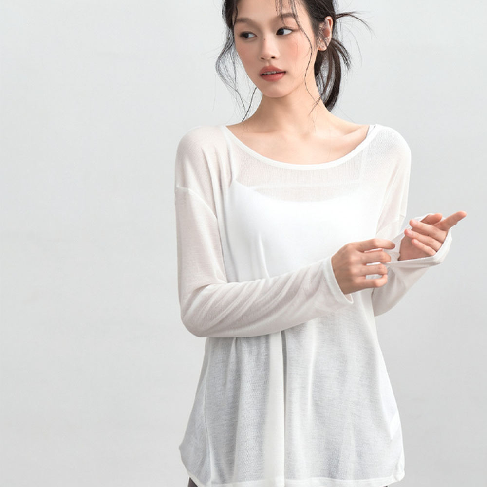Blusa de yoga leve para mulher - Yoga Fitness Training avaliação e preço