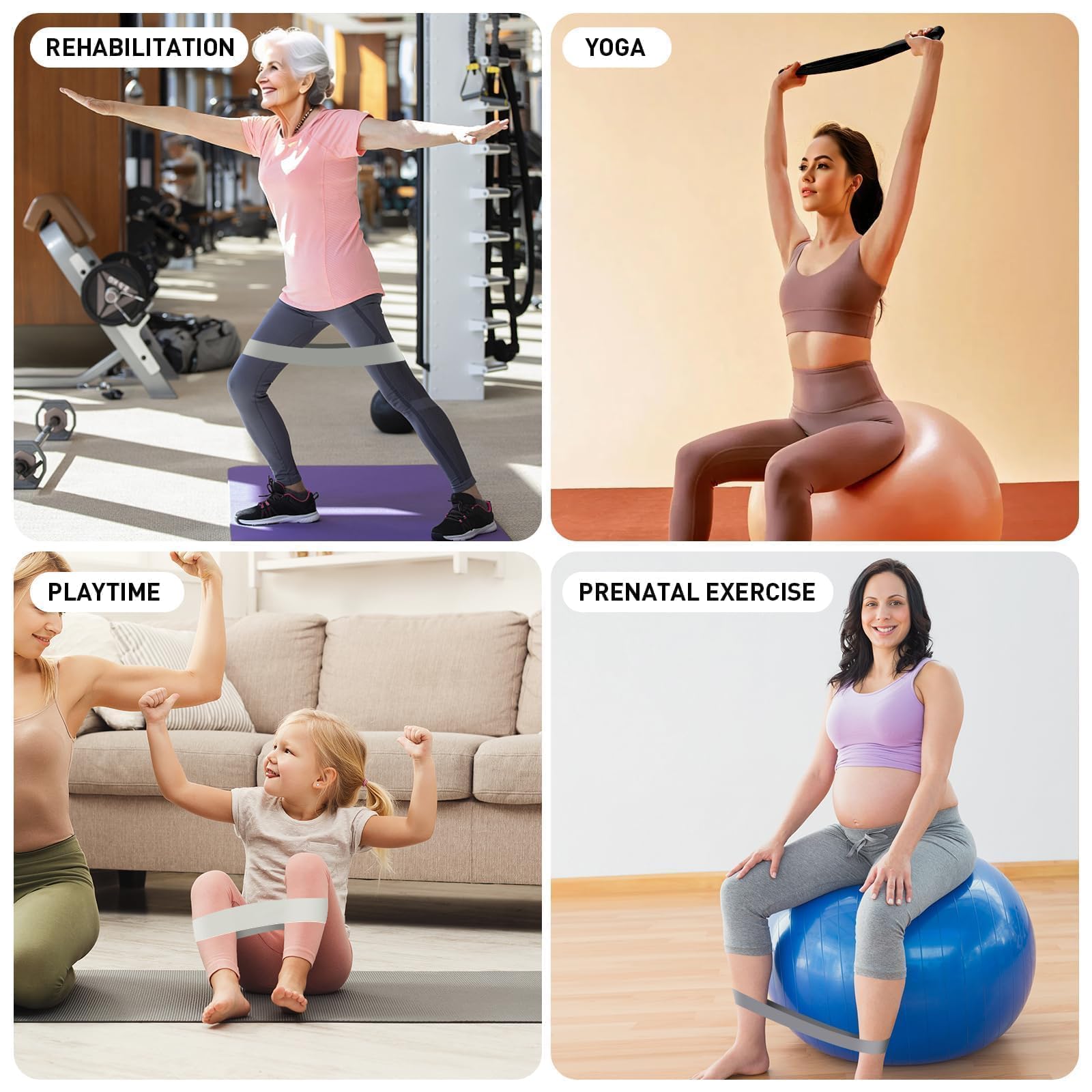 Anel de tensão de látex para i - Yoga Fitness Resistance Band avaliação e preço